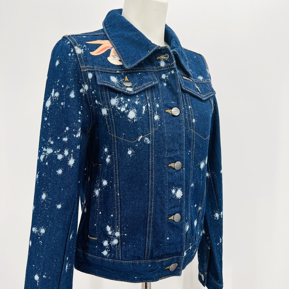 NWT Members Only Women's Space Jam Legacy Looney Tunes Squad Blue Jacket Size M - Picture 2 of 11